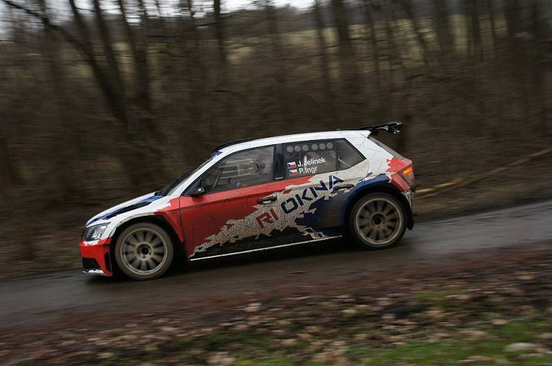 Jan Jelínek testoval vůz před valašskou rally v blízkosti Vizovic