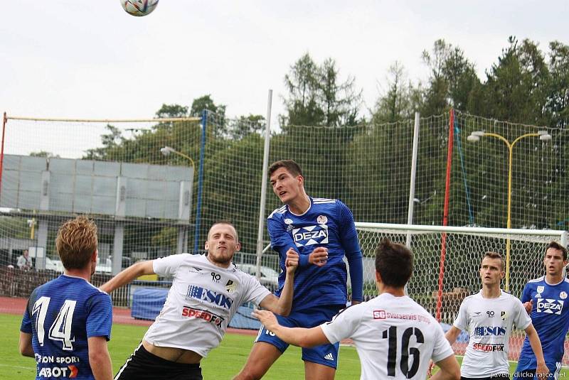 Fotbalisté Valašského Meziříčí prohráli s Polankou nad Odrou 0:2.