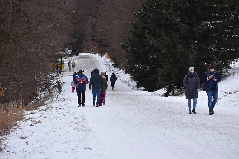 Pustevny v sobotu 8. ledna 2022