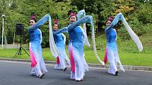 49. Liptálské slavnosti. Tanečníci z čínského souboru Regina Dance Group