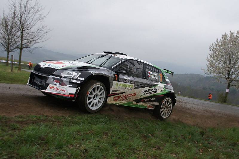 Rallysprint Kopná 2019 - vítězná posádka Jakeš - Machů