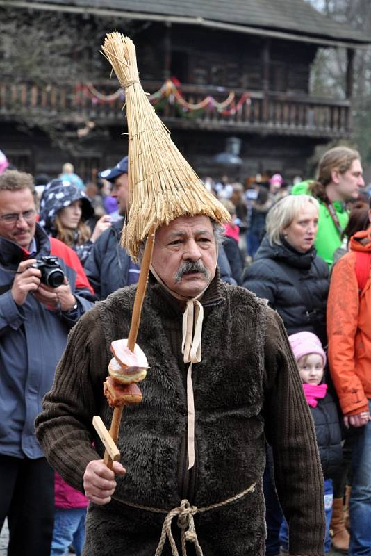 30. ročník tradičního Masopustu v areálu Dřevěného městečka ve Valašském muzeu v přírodě v Rožnově pod Radhoštěm 