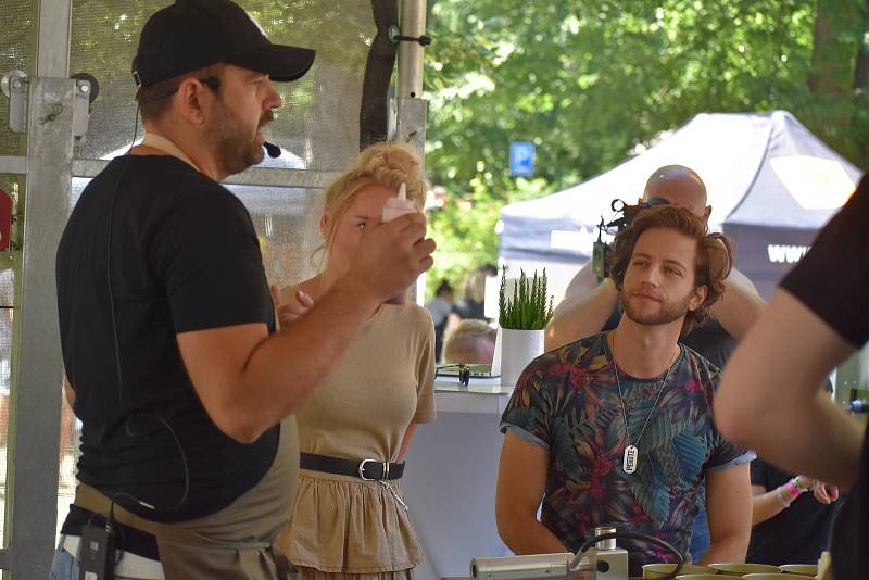 Garden Food Festival Rožnov pod Radhoštěm. Kuchařská show Radka Kašpárka.