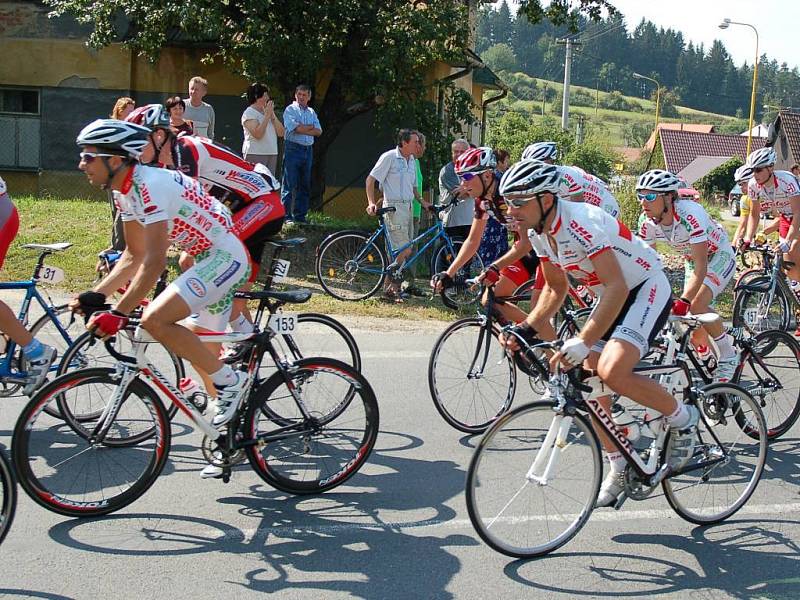 Jedna z etap cyklistického závodu Okolo Slovenska vedla i Horní Lidčí.