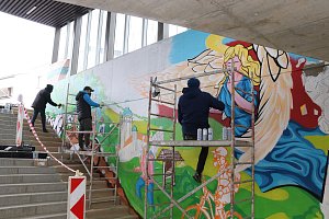 Vlakové nádraží ve Vsetíně se otevře 3. května, podchody u něj ozdobí malby dětí