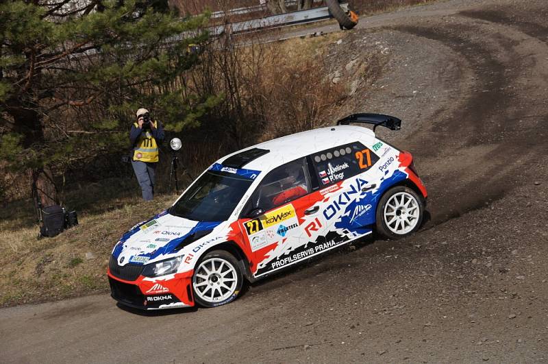 Valašská rally shakedown