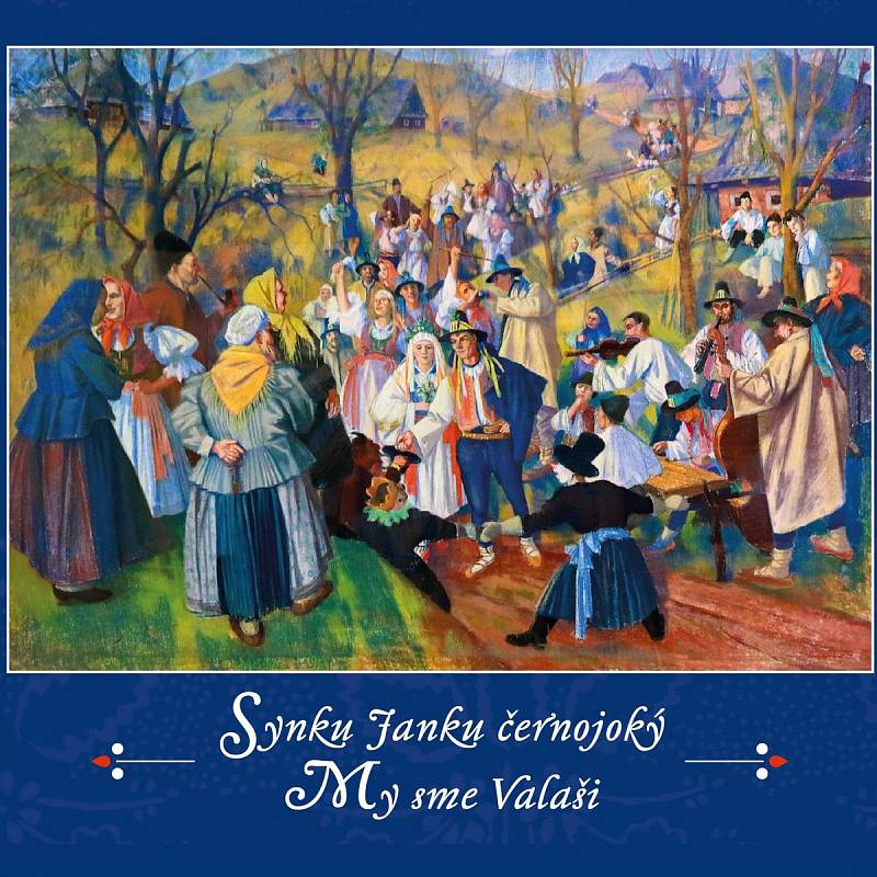 Obal nového CD Synku Janku černojoký folklorního souboru Radhošť z Rožnova pod Radhoštěm