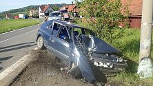 Nehoda felicie v Bystřičce na Vsetínsku - 21. 5. 2021