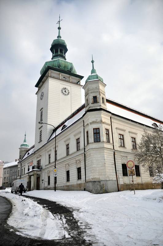 Ve vsetínském zámku začala v únoru 2015 druhá etapa rozsáhlé rekonstrukce; Vsetín, středa 4. února 2015