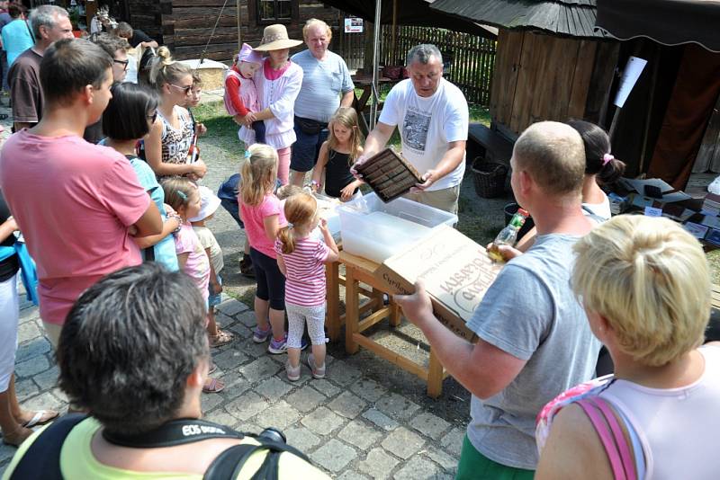 Dny řemesel a setkání kovářů ve Valašském muzeu v přírodě v Rožnově pod Radhoštěm, sobota 1. srpna 2015