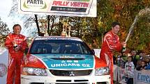 Partr Rally Vsetín vyhrála posádka Jakeš - Novák.