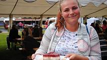 Návštěvnice festivalu Love Food, který byl už pošesté součástí tradičních Zašovských slavností; sobota 7. září 2019