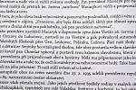 Pasáž z knihy vydané u příležitosti 650. výročí první zmínky o obci Leskovec, ve které je zmíněn průjezd prezidenta Masaryka obcí v roce 1924