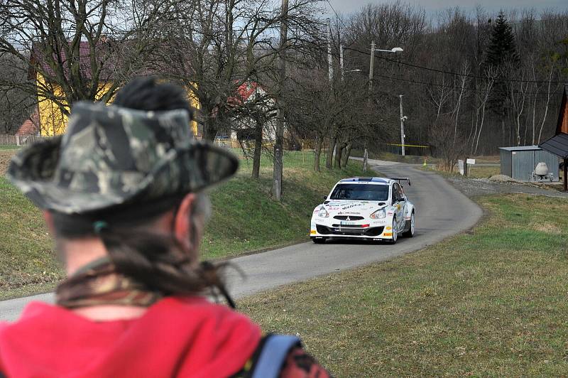 Kowax Valašská rally 2021, první etapa. 27. března 2021