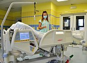 Moderní elektricky polohovatelné lůžko pro anesteziologicko-resuscitační oddělení Nemocnice AGEL Valašské Meziříčí přišlo téměř na tři sta tisíc korun.