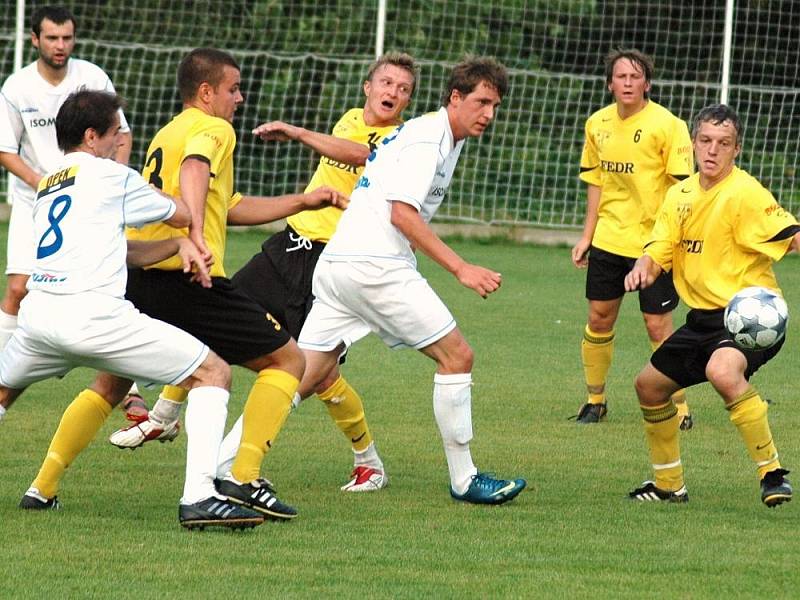 Ve valašském derby Kateřinice – Vsetín se hrál krásný fotbal, který přinesl remízu 3:3.