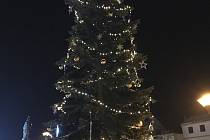 Vánoční strom v Kelči