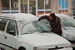 Sníh pokryl Valašsko, meteorologové varují před kalamitou.