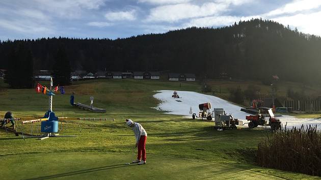 Golfové hřiště u hotelu Horal.