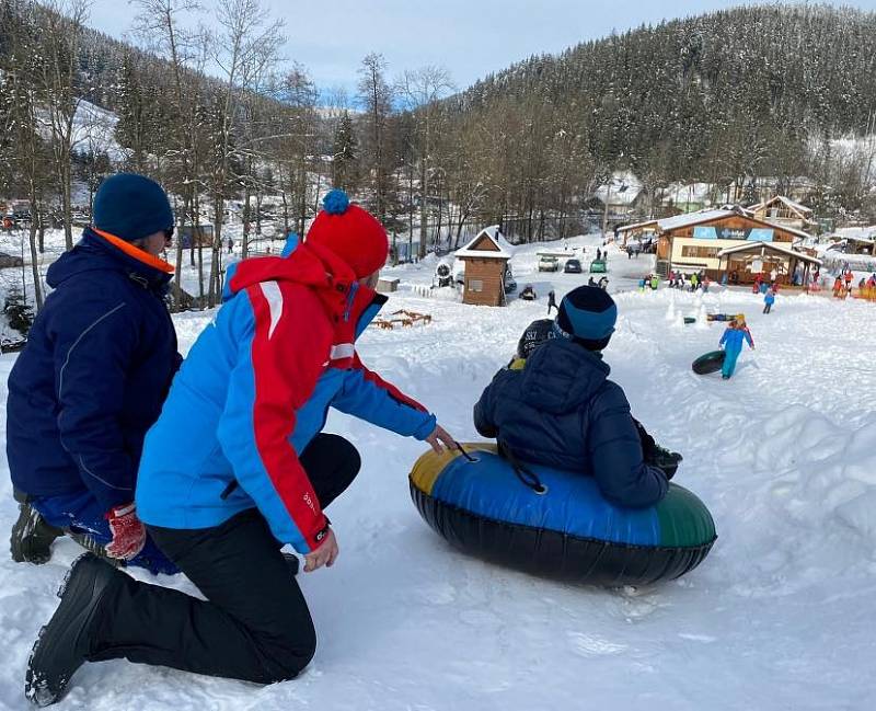 Snowtubing ve Velkých Karlovicích