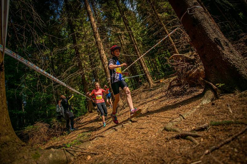 Valachy duatlon ve Velkých Karlovicích 5. května 2018.