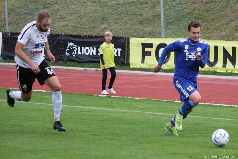 Fotbalisté Valašského Meziříčí prohráli s Polankou nad Odrou 0:2.