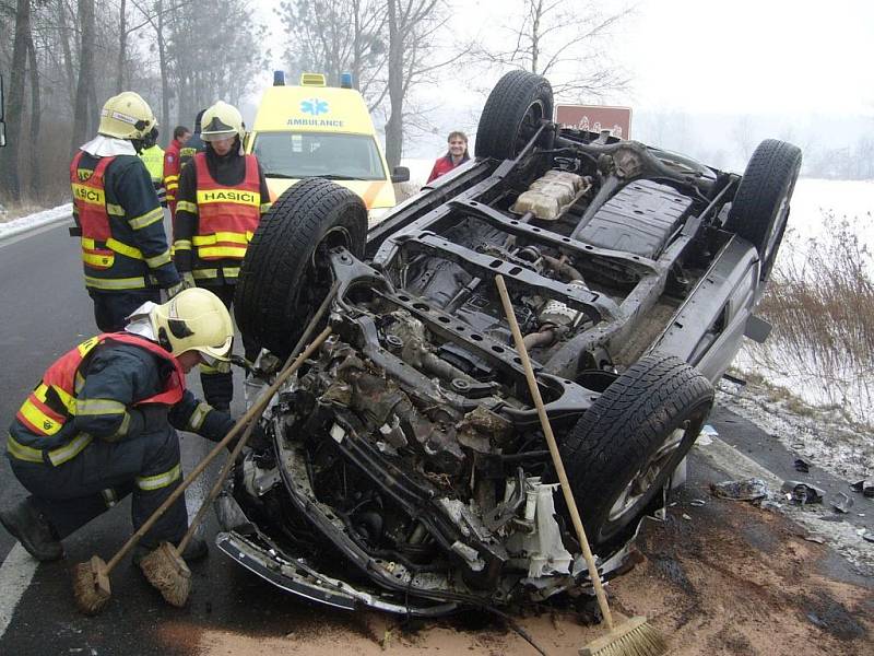 Vážnější dopravní nehoda u Valašského Meziříčí