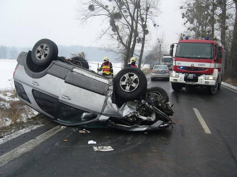 Vážnější dopravní nehoda u Valašského Meziříčí