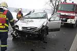 Vážnější dopravní nehoda u Valašského Meziříčí