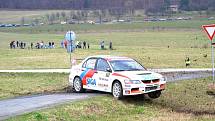 Havárie M. Břežíka na 36. ročníku Jakeš Valašská rally.