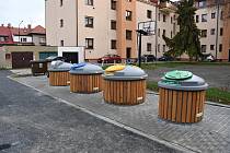 Meziříčská radnice nechala umístit nové polopodzemní kontejnery na tříděný odpad v Nerudově ulici.