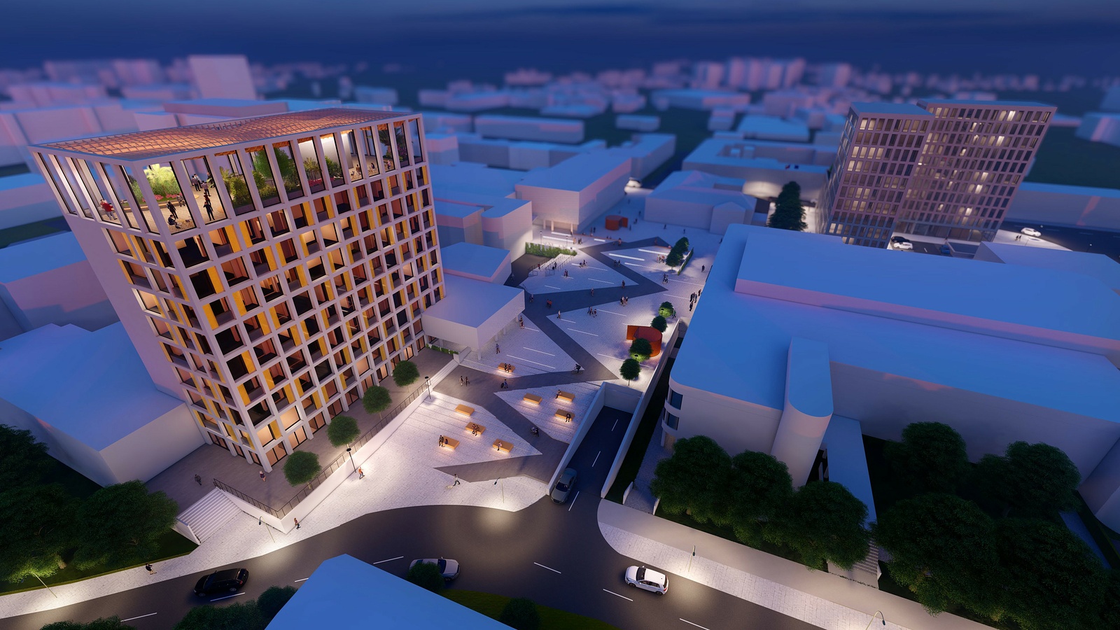 Moderní Vsetín: architekti navrhují zbourání Lega i novou radnici.  Podívejte se - Valašský deník