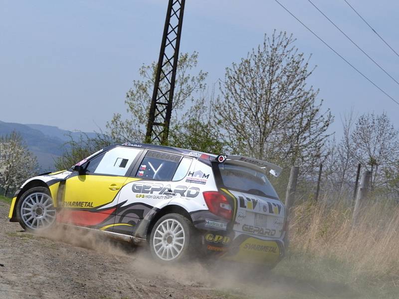 Testování před Valašskou Rally na Vizovicku.