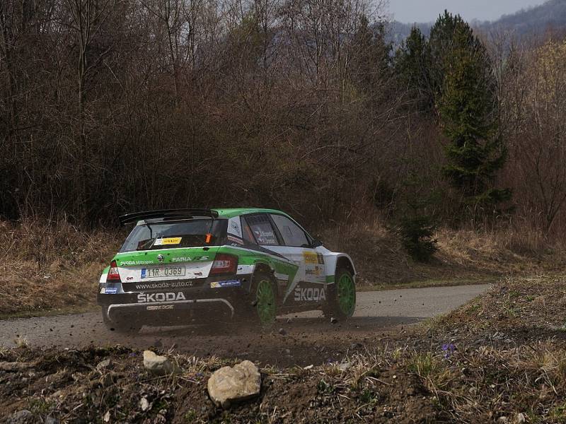 Valašská rally shakedown