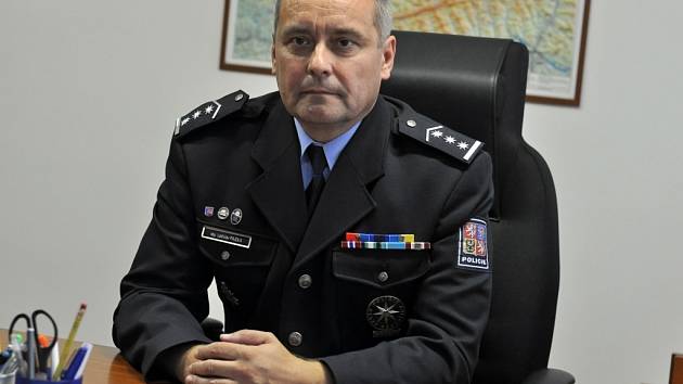 Vedoucí Územního odboru Policie ČR ve Vsetíně plukovník Ladislav Pajdla.