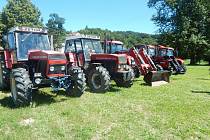 Výstavu traktorů, motocyklů a čtyřkolek v Bohuslavicích nad Vláří