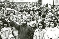 Revoluční rok 1989 ve Vsetíně. 