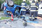 Dva zraněné si vyžádala středeční nehoda v Rožnově pod Radhoštěm.
