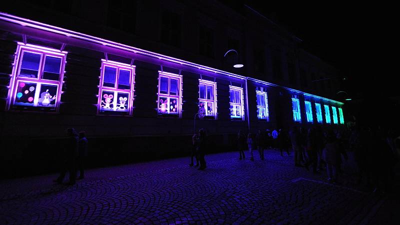 Čtvrtý ročník festivalu Světlo Valmez ve Valašském Meziříčí; pátek 23. září 2022