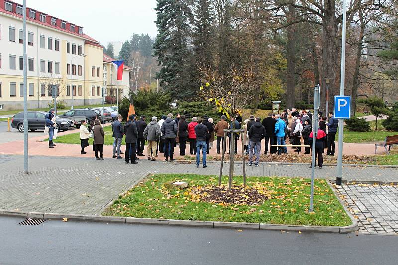 Desítky lidí si u příležitosti Dne boje za svobodu a demokracii připomněly historicky významný den. U památníku obětem totality v Panské zahradě ve Vsetíně zavzpomínala na listopadové události zástupci města a Blanka Andělová ze Svazu bojovníků za svobodu