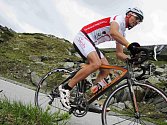 Rožnovský ultramaratonský cyklista Svatopluk Božák na závodě Glocknerman v Rakousku