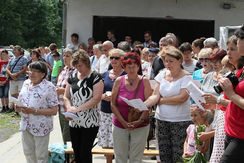 Mše za autora zvoničky v údolí Uherská v Huslenkách pátera Josefa Trtíka