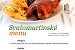 Svatomartinské menu na hotelu Lanterna.