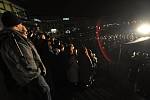 Tradiční zpívání koled se souborem Vsacan na vsetínském Dolním náměstí; pátek 23. prosince 2022
