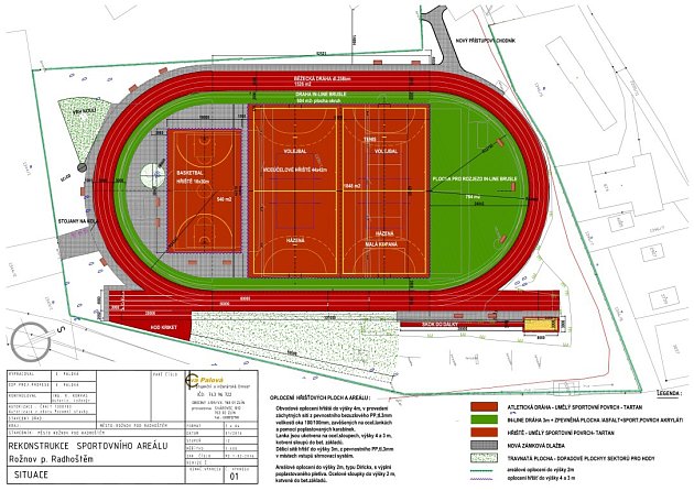 Sportoviště v Letenské ulici poskytne komfortní prostor atletům, příznivcům míčových her a také zájemcům o jízdu na kolečkových bruslích.