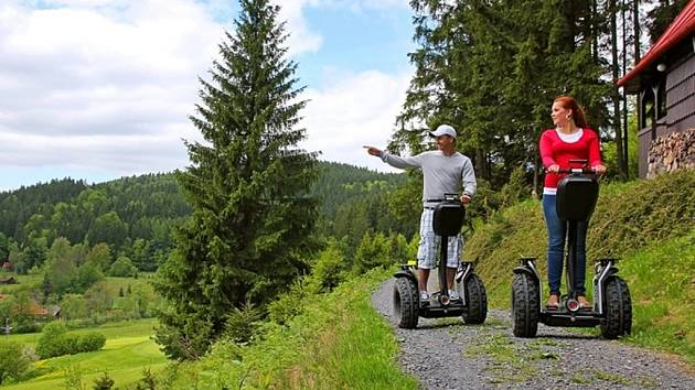 Den otevřených dveří na hotelu Horal - půjčovna segway.