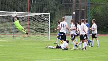 Fotbalisté Valašského Meziříčí prohráli s Polankou nad Odrou 0:2.