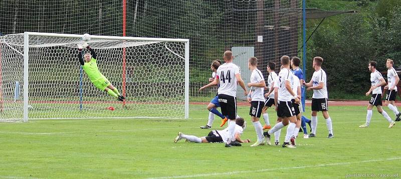 Fotbalisté Valašského Meziříčí prohráli s Polankou nad Odrou 0:2.