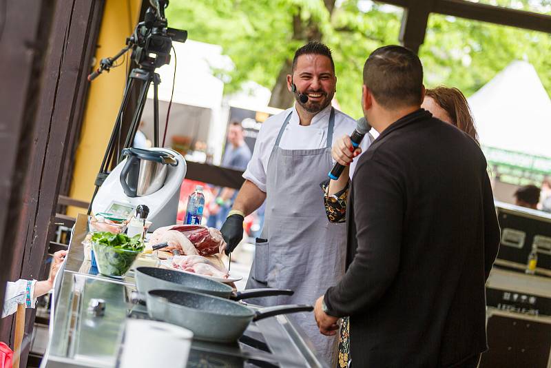 Garden Food Festival 2019 v rožnovském parku.