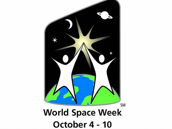 Logo Světového kosmického týdne.